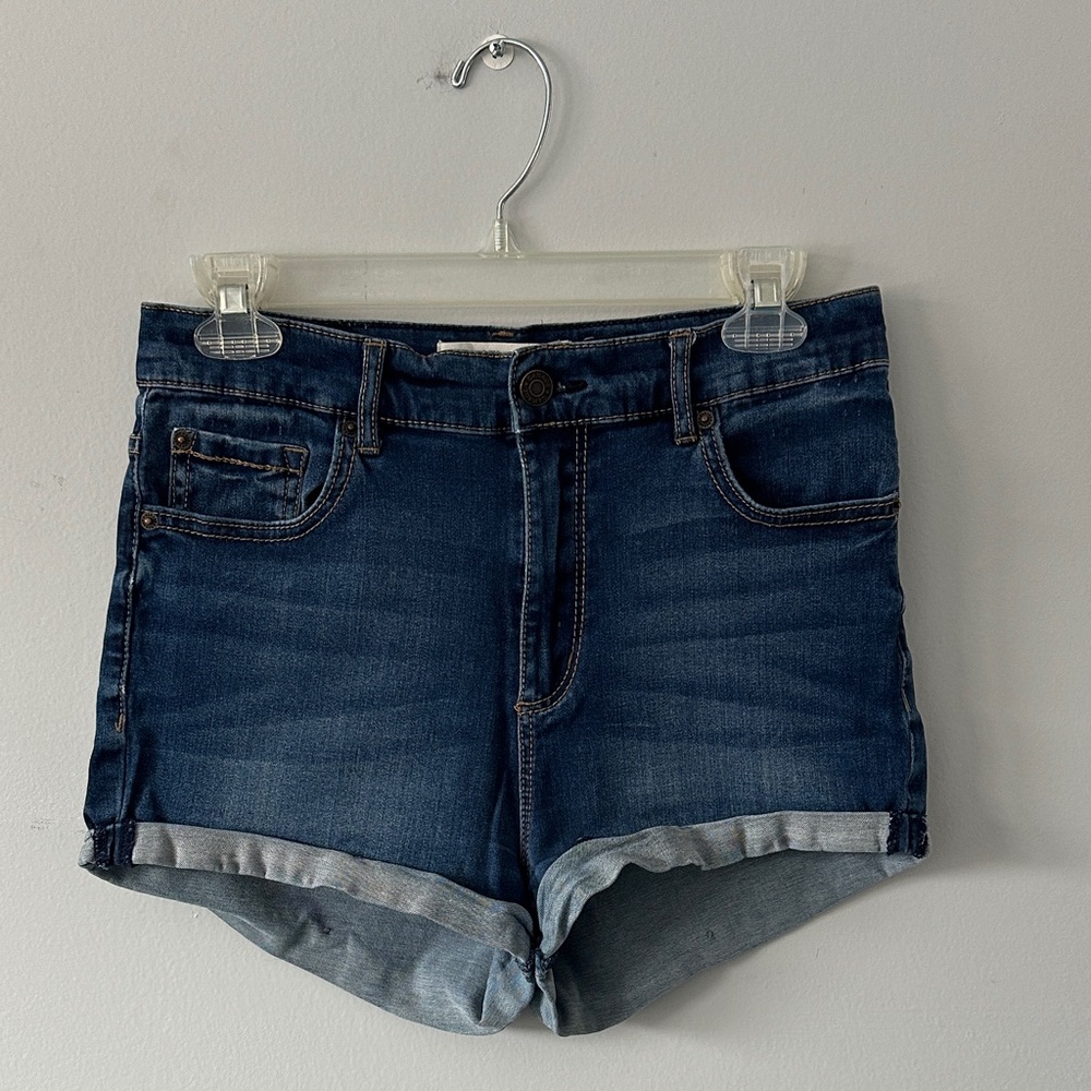 Garage Denim High Waisted Shorts